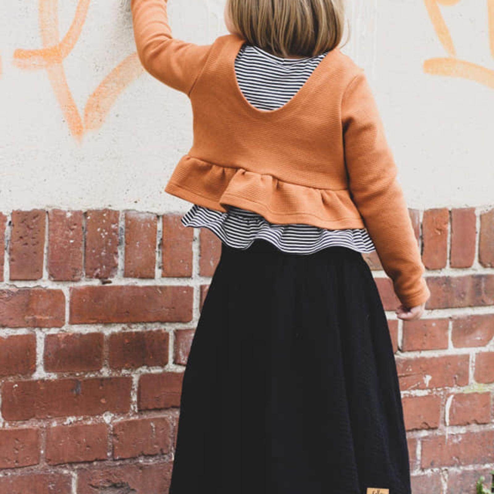 Cropped Top Juna Schnittmuster Gr. 74 - 158 - Sewando