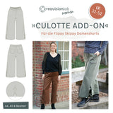 Culotte Add-on für Flippy Skippy Damenshorts Schnittmuster