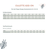 Culotte Add-on für Flippy Skippy Damenshorts Schnittmuster