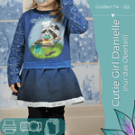 Schnittmuster Cutie Girl Danielle NUR Oberteil Gr.74-122 - Sewando