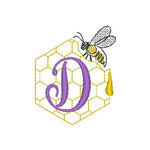 Stickdatei - Bienen-Monogramme A-Z - Sewando