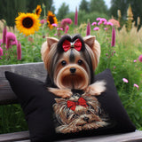 Stickdatei Yorkshire Terrier "Birdie" - realistisch - FÜR DUNKLE STOFFE