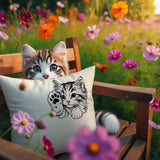 Stickdatei Katze "Heidi" - realistisch - FÜR HELLE STOFFE