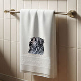Stickdatei Applikation Bearded Collie "Mike" - realistisch - FÜR HELLE & DUNKLE STOFFE