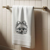 Stickdatei Pomeranian "Lou" - realistisch - FÜR HELLE STOFFE