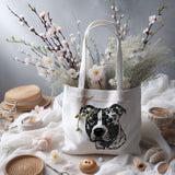Stickdatei Staffordshire Bull Terrier "Rachel" - realistisch - FÜR HELLE STOFFE