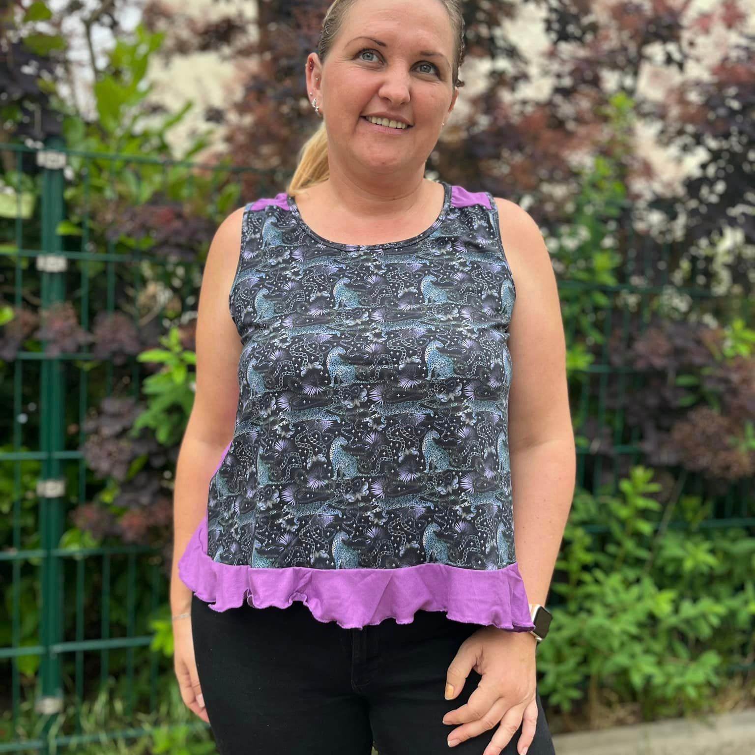 Schnittmuster Top Shirt für Damen Amy Gr. 32-48 - Sewando