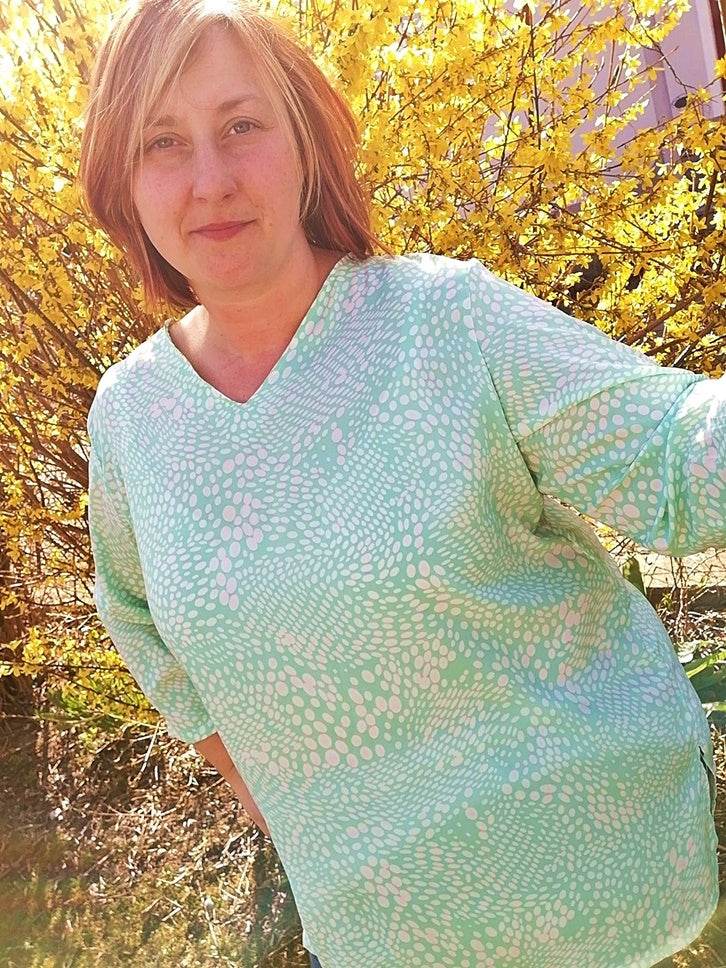 Ebook Bluse Petunika GR. 40 - 58 | BU 108-155 CM | FÜR Webware : - Sewando