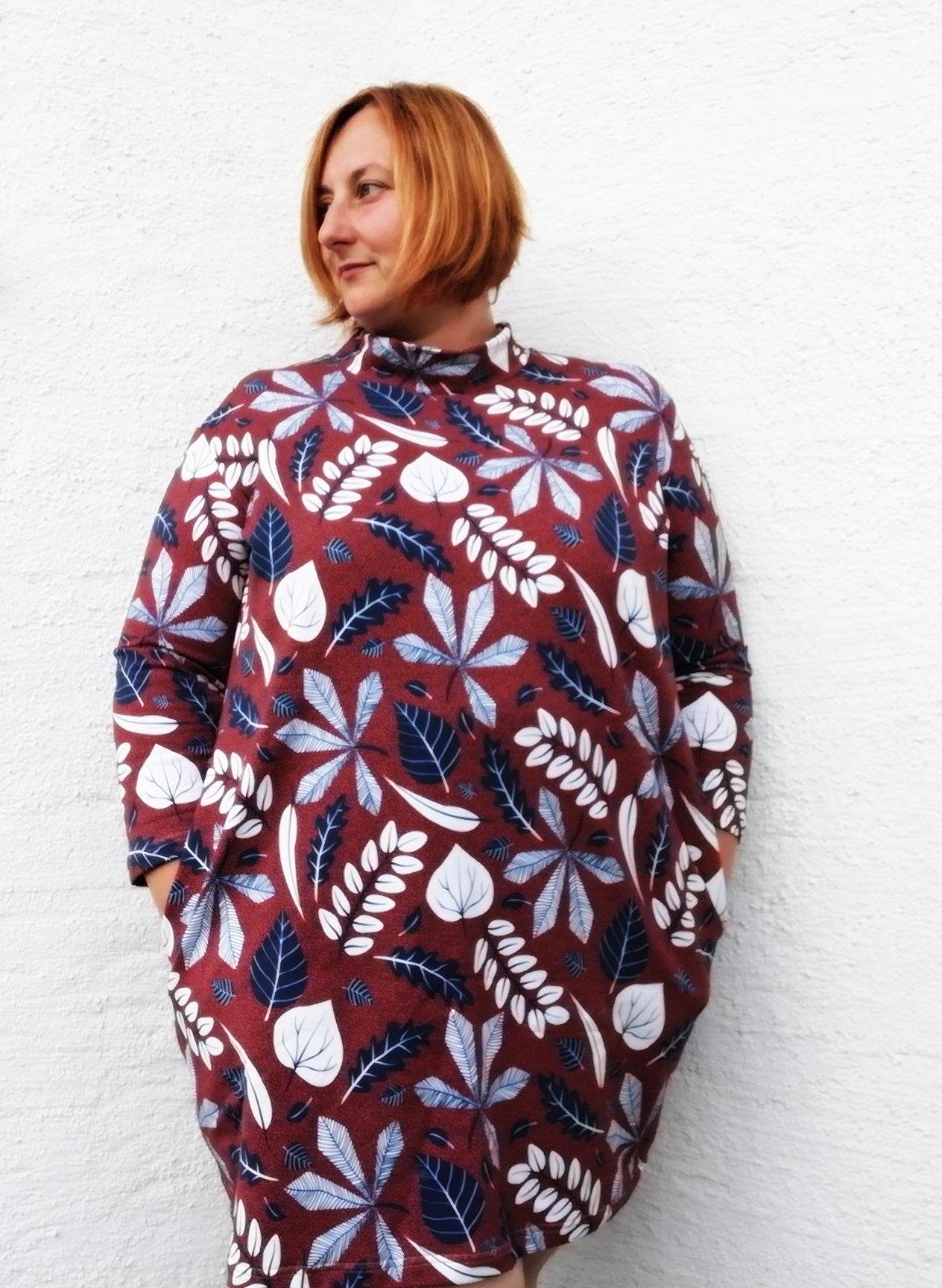 Hoody&Kleid DALINA Schnittmuster+Nähanleitung Gr. 44-58 | BU 116-155 CM : - Sewando
