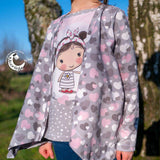 Happy Lysan - Gr 86 - 164 - Shirt mit Cardigan + Mantel Schnittmuster - Sewando