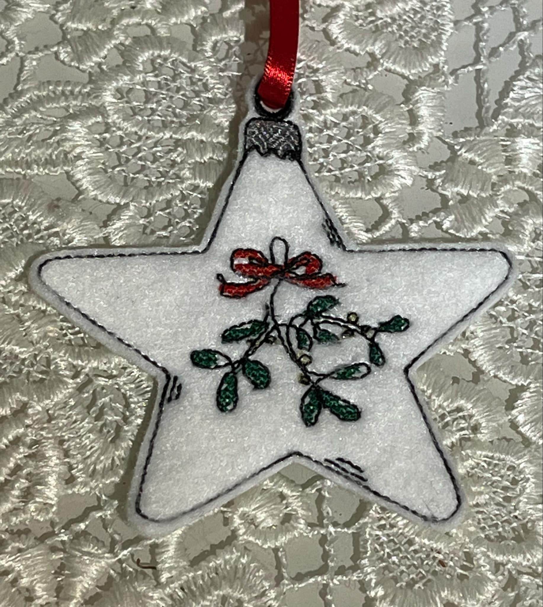Stickdatei - Christbaumschmuck STERNE Single Line - Sewando