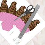 Mitbringsel Geschenkbox Cupcake pink - Plotterdatei - Sewando