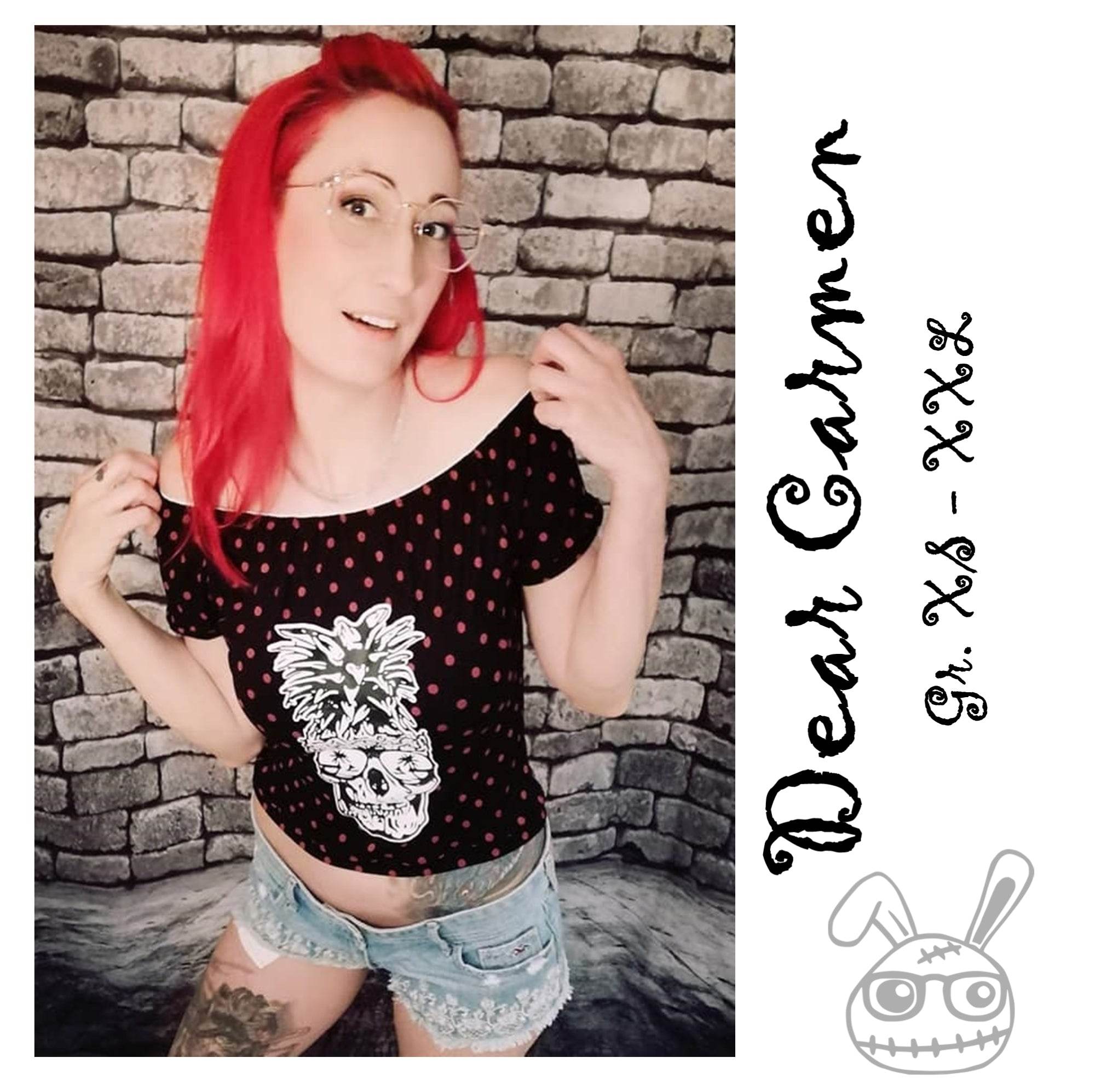 Schnittmuster Dear Carmen Top Gr. XS - XXL - Sewando