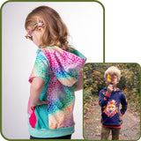Schnittmuster Kinderhoodie "All in one"