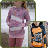 Schnittmuster Kinderhoodie "All in one"