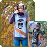 Schnittmuster Damenhoodie "All in one"