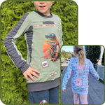 Schnittmuster Pullover Tüftelteil - Sewando