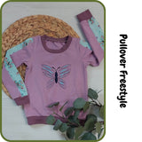 Schnittmuster Pullover Freestyle Gr. 74- 176 - Sewando