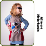 Schnittmuster Kinderhoodie "All in one"