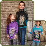 Schnittmuster Kinderhoodie "All in one"