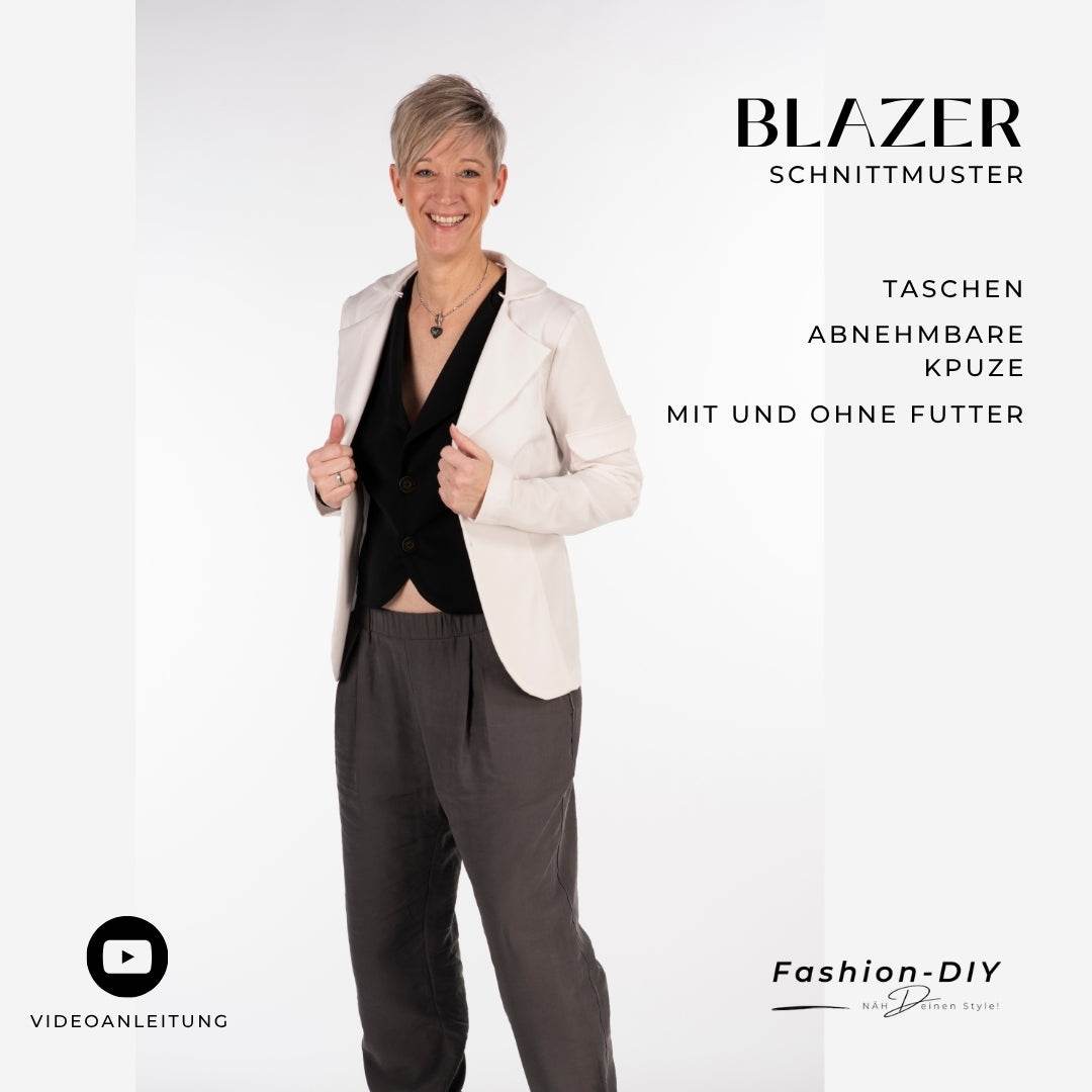 E-Book und Schnittmuster | Blazer S-XL - Sewando