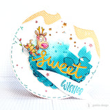 2er Digi Stamp Set "Hirsch" Drucken, Basteln Plotten