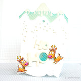 2er Digi Stamp Set "Hirsch" Drucken, Basteln Plotten