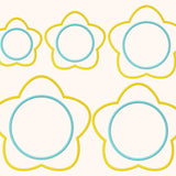 5x Stickdatei "Dekorahmen Blume"