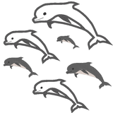 Stickdatei Delfin Delphine - Sewando