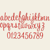 Stickdatei Schrift 25, 40 und 70mm Buchstaben Set 397 - Sewando