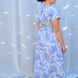 Maxikleid Schnittmuster PDF – Kleid mit V-Ausschnitt, Taschen & Schlitz | Größen 34–50