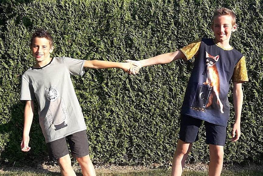 T-Shirt MICHA Kids & Herren Schnittmuster+Nähanleitung Gr. 152 - 8XL | BU 75 - 148 cm : - Sewando