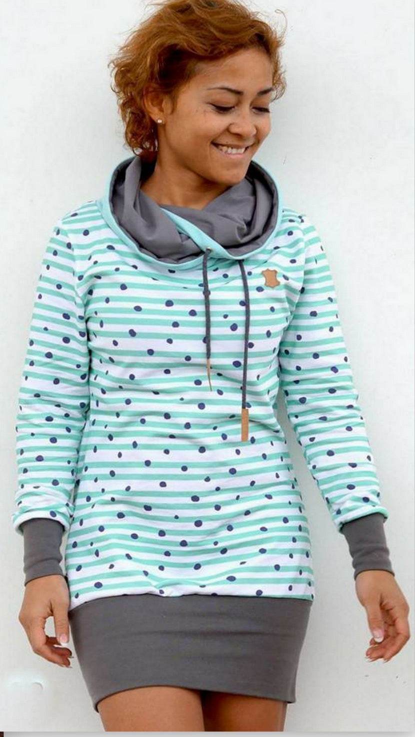 Schnittmuster Hoodie JOLINE Gr. XS-XXXL+ gratis Plotterdatei : - Sewando