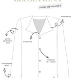 Schnittmuster Bluse FIONA | mit breitem Reverskragen und V-Ausschnitt | Gr. 34-48 (PDF)