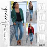 Schnittmuster Cardigan AURACH Gr. 34-54 : - Sewando