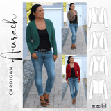 Schnittmuster Cardigan AURACH Gr. 34-54 : - Sewando