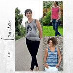 Schnittmuster Top LANIA Gr. XS-XXL : - Sewando