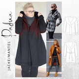 Schnittmuster Mantel/ Jacke PADUA XS-XXL : - Sewando