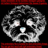Stickdatei Maltipoo "Maxim" - realistisch - FÜR HELLE STOFFE