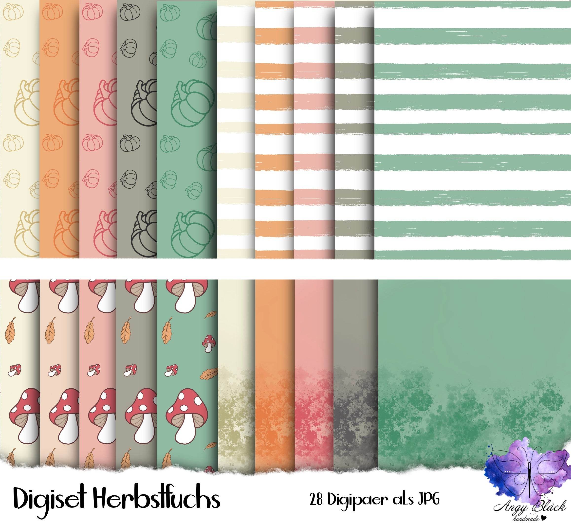 Digiset Herbstfuchs, PNG, JPG; SVG - Sewando