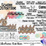 Digiset „Kai-Uwe, Osterhase“ Digipaper, Digistamp - Sewando