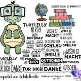 Digiset „Leopold von Schildkröte“ Digipaper, Digistamp - Sewando
