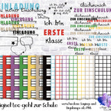 Digiset Schulkind "Leo" 2025, 2026 und 2027 !!! Digipaper, Digistamps , Plotterdatei