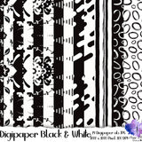 Digipaper- Set "Black & White 1 "