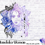 Foliendatei Mandala Style Frau - Sewando