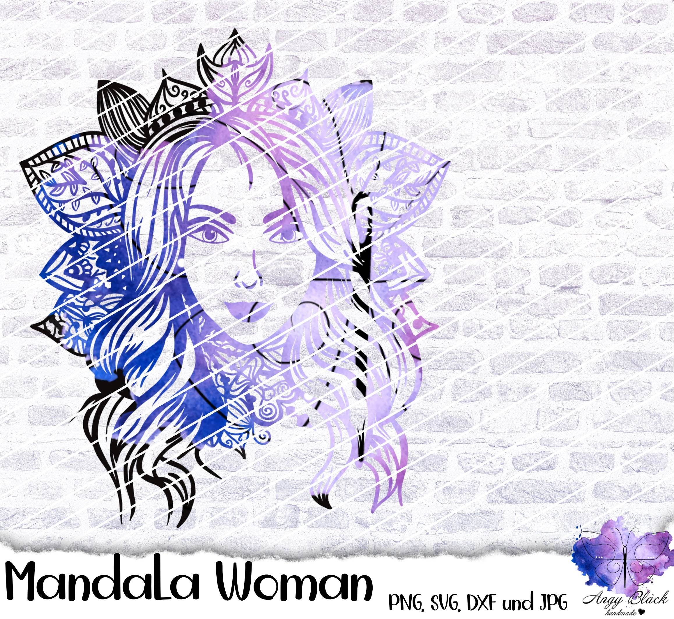 Foliendatei Mandala Style Frau - Sewando