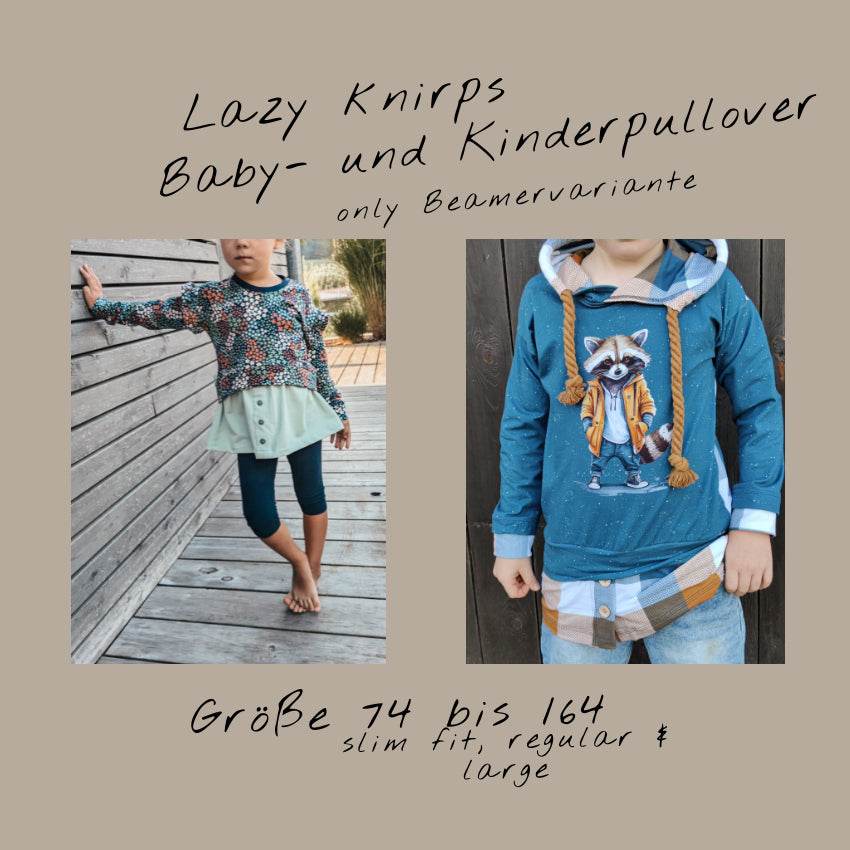 Lazy knirps -Baby- & Kinderpullover- only Beamerversion - Sewando