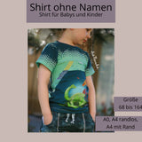 Schnittmuster Shirt ohne Namen A0/A4 Gr. 68 bis 164