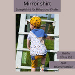 Schnittmuster Mirror shirt NUR Beamerdateien Gr. 62 bis 158 - Sewando