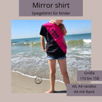Schnittmuster Mirror Kindershirt A0/A4 Gr. 110 bis 158 - Sewando